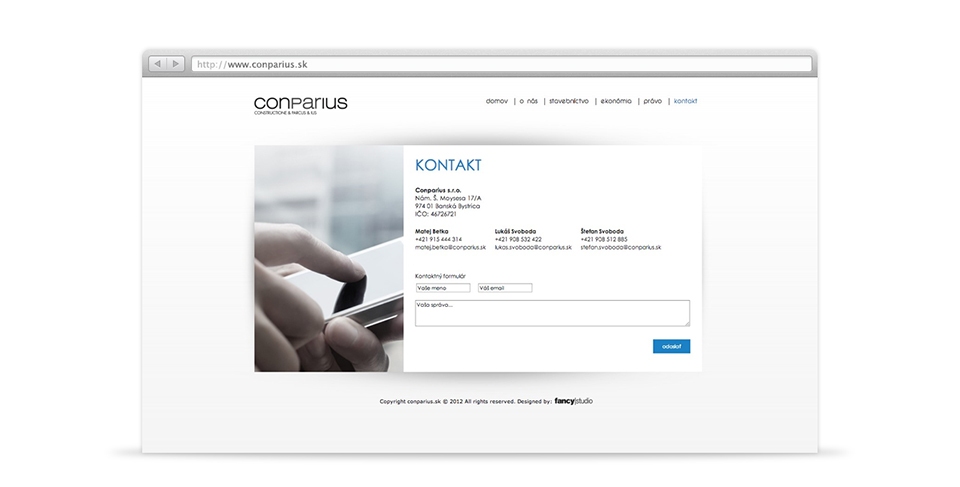 conparius - 
web page