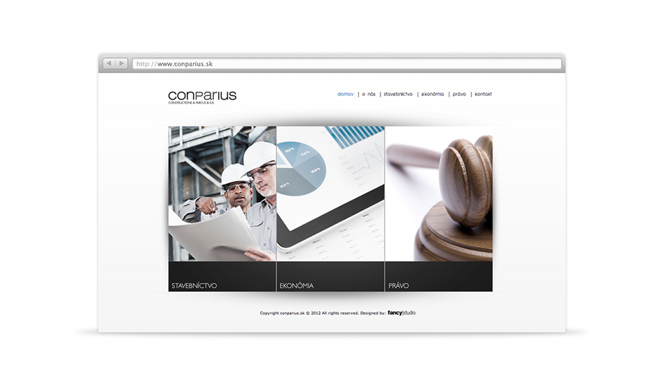 conparius - 
web stránka